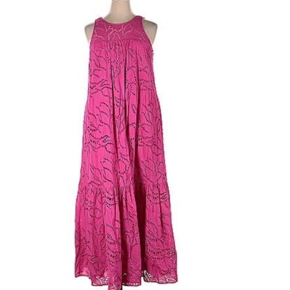 Maeve Eyelet Maxi Dress (B1)
